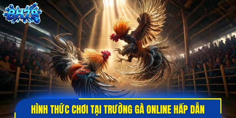 Hình thức chơi tại trường đấu gà online vô cùng hấp dẫn